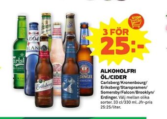 Stora Coop Alkoholfri öl/cider erbjuda