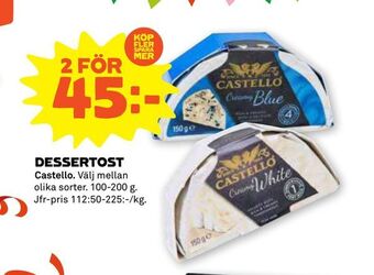 Stora Coop Dessertost erbjuda