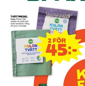 Stora Coop Tvättmedel erbjuda