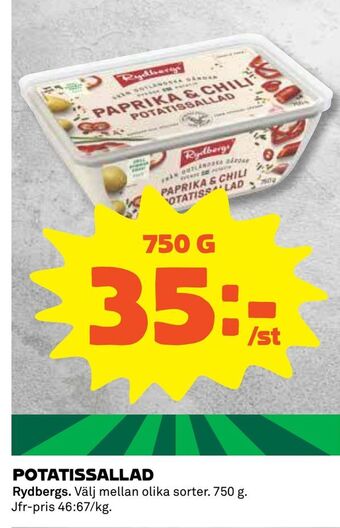 Coop Potatissallad erbjuda