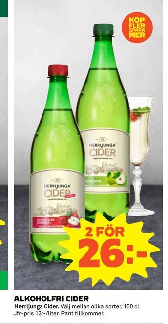 Coop Alkoholfri cider erbjuda