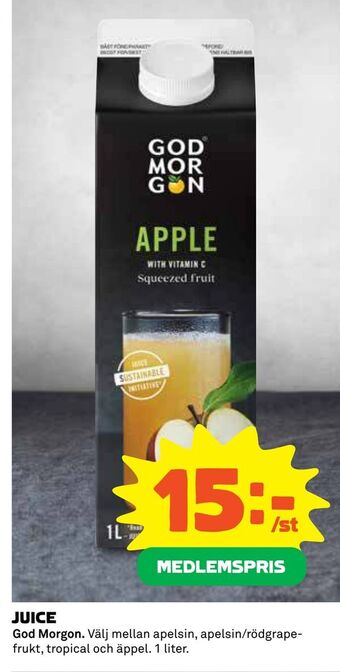 Coop Juice erbjuda