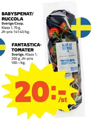 Coop Fantastica- tomater erbjuda