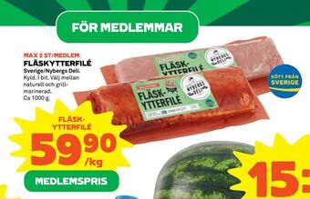 Coop Fläskytterfilé erbjuda