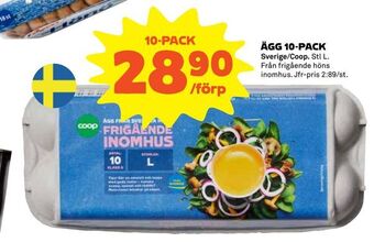 Coop Ägg 10-pack erbjuda