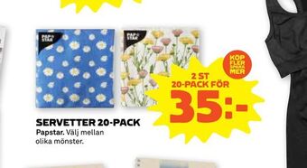 Stora Coop Servetter 20-pack erbjuda