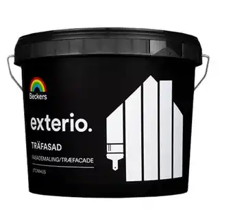 K-rauta Träfasad beckers exterio halvmatt bas a 2,7l erbjuda
