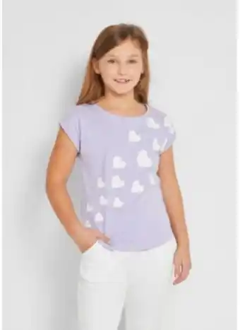 Bonprix T-shirt för flickor, med ekologisk bomull erbjuda