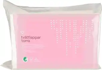 Apotek Hjärtat Hjärtats torra tvättlappar 125st erbjuda