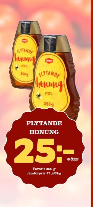 Matvärlden Tensta Flytande honung erbjuda
