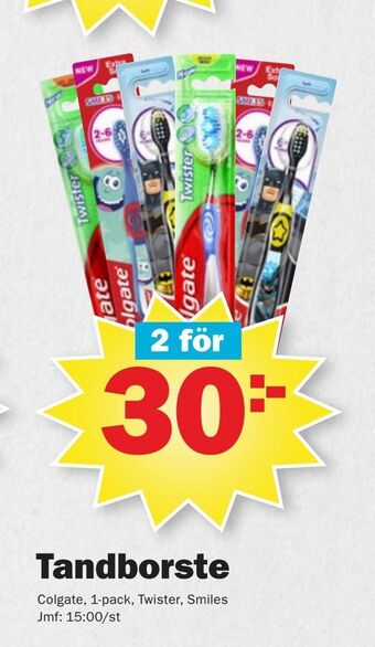Pekås Tandborste erbjuda