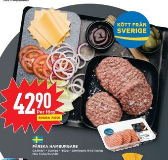 Willys Hemma Färska hamburgare erbjuda
