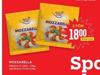 Willys Mozzarella erbjuda