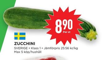 Willys Hemma Zucchini erbjuda