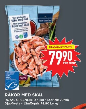 Willys Räkor med skal erbjuda