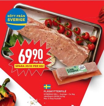 Willys Hemma Fläskytterfilé erbjuda