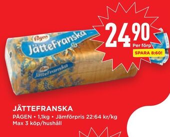 Willys Hemma Jättefranska erbjuda