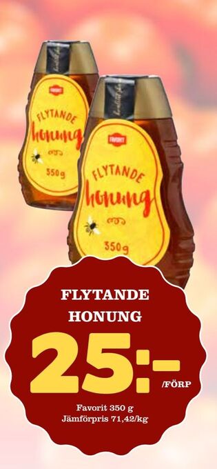 Matdax Flytande honung erbjuda