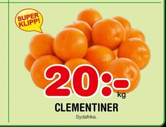 Nya Pulsen Clementiner erbjuda