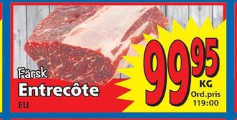 Supergrossen Entrecôte erbjuda