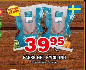 Nya Pulsen Färsk hel kyckling erbjuda