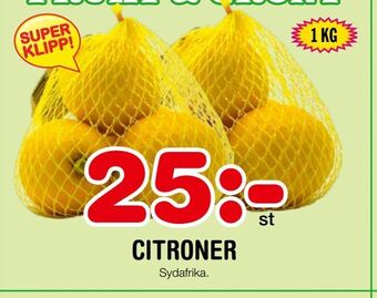 Nya Pulsen Citroner erbjuda