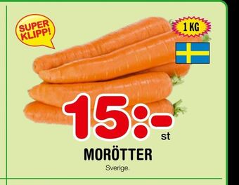 Nya Pulsen Morötter erbjuda