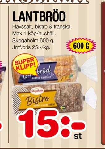 Nya Pulsen Lantbröd erbjuda