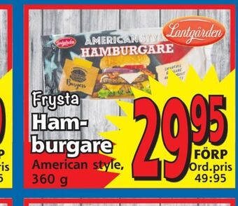 Supergrossen Hamburgare erbjuda