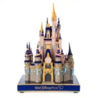 Disney Walt disney world 50th anniversary fantasyland castle figurine erbjuda