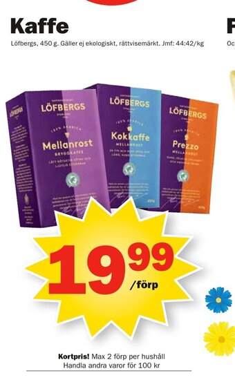 Pekås Kaffe erbjuda