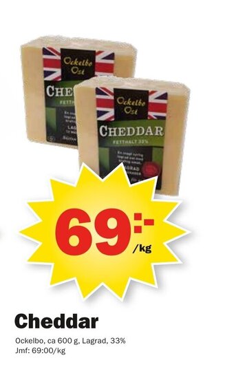 Pekås Cheddar erbjuda