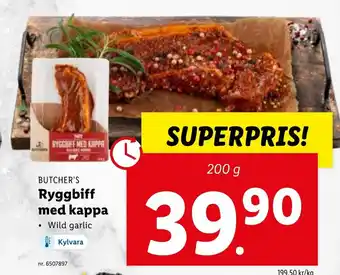 Ryggbiff med kappa