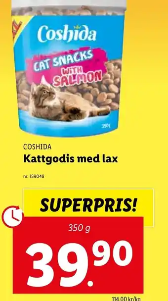 Lidl Kattgodis med Lax erbjuda