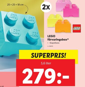 Lidl Lego Förvaringsbox erbjuda