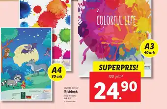 Lidl Ritblock erbjuda