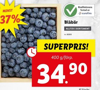 Lidl Blåbär erbjuda