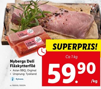Lidl Nybergs Deli fläskytterfilé erbjuda