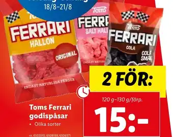 Toms Ferrari Godispåsar