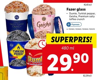 Lidl Fazer Glass erbjuda