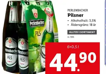 Lidl Perlenbacher Pilsner erbjuda