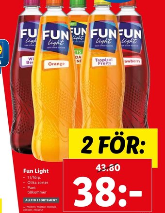 Lidl Fun Light erbjuda
