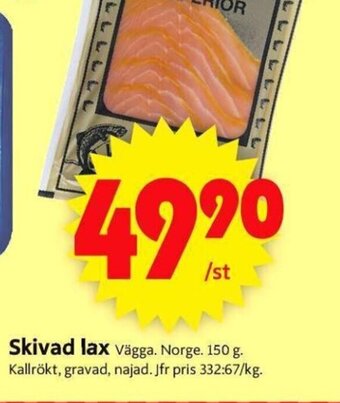 ICA Supermarket Skivad Lax erbjuda