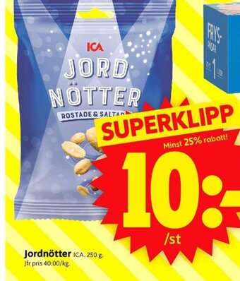 ICA Supermarket Jordnötter erbjuda