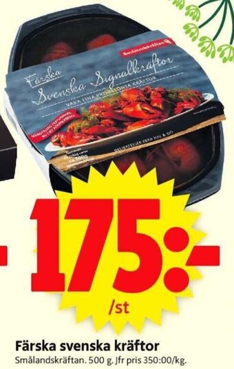 ICA Supermarket Färska Svenska Kräftor erbjuda