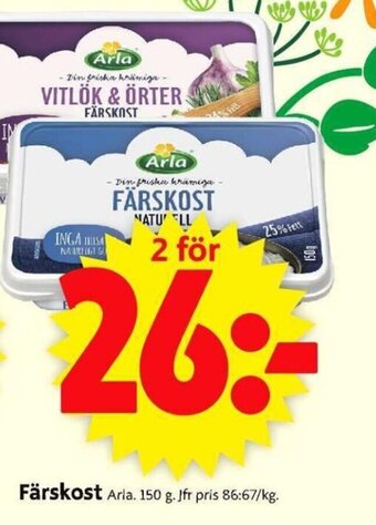 ICA Supermarket Färskost erbjuda