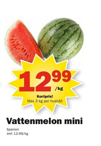 Pekås Vattenmelon Mini erbjuda