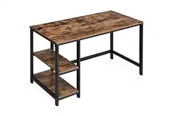 Furniturebox Datorbord 120 cm med förvaring hylla vit erbjuda