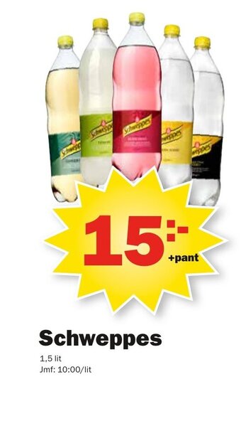 Pekås Schweppes erbjuda