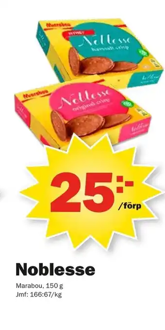 Pekås Noblesse erbjuda